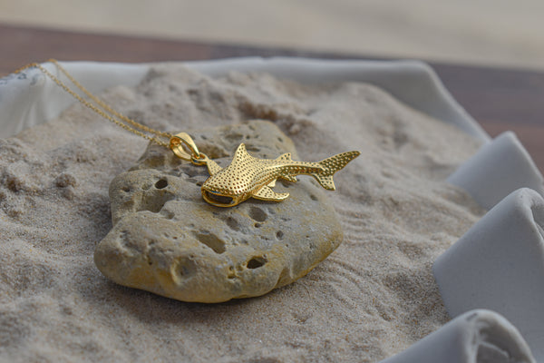 GOLD WHALE SHARK NECKLACE