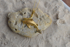 GOLD WHALE SHARK NECKLACE