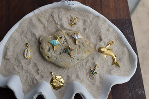 GOLD WHALE SHARK NECKLACE