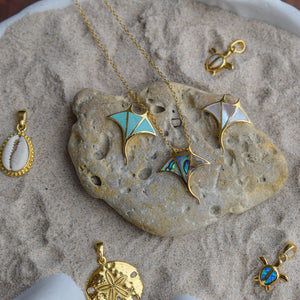 Manta Ray Necklace | Turquoise