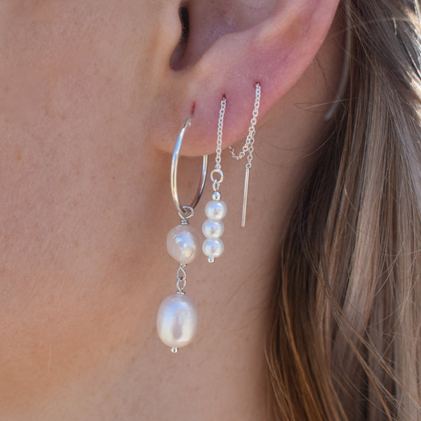 Pearl Hoops